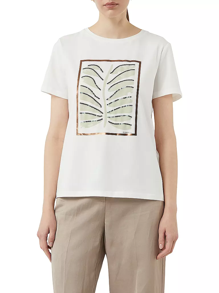 COMMA | T-Shirt | Bianco