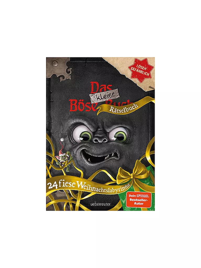 COMPACT VERLAG | Das kleine Böse Rätselbuch - 24 fiese Weihnachtslabyrinthe | Senza colore