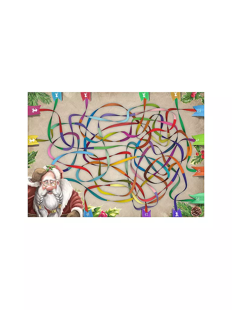 COMPACT VERLAG | Das kleine Böse Rätselbuch - 24 fiese Weihnachtslabyrinthe | Senza colore