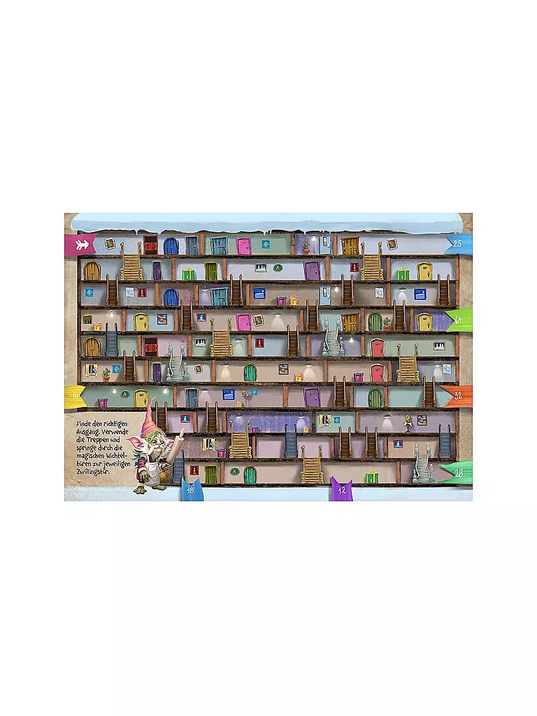 COMPACT VERLAG | Das kleine Böse Rätselbuch - 24 fiese Weihnachtslabyrinthe | Senza colore