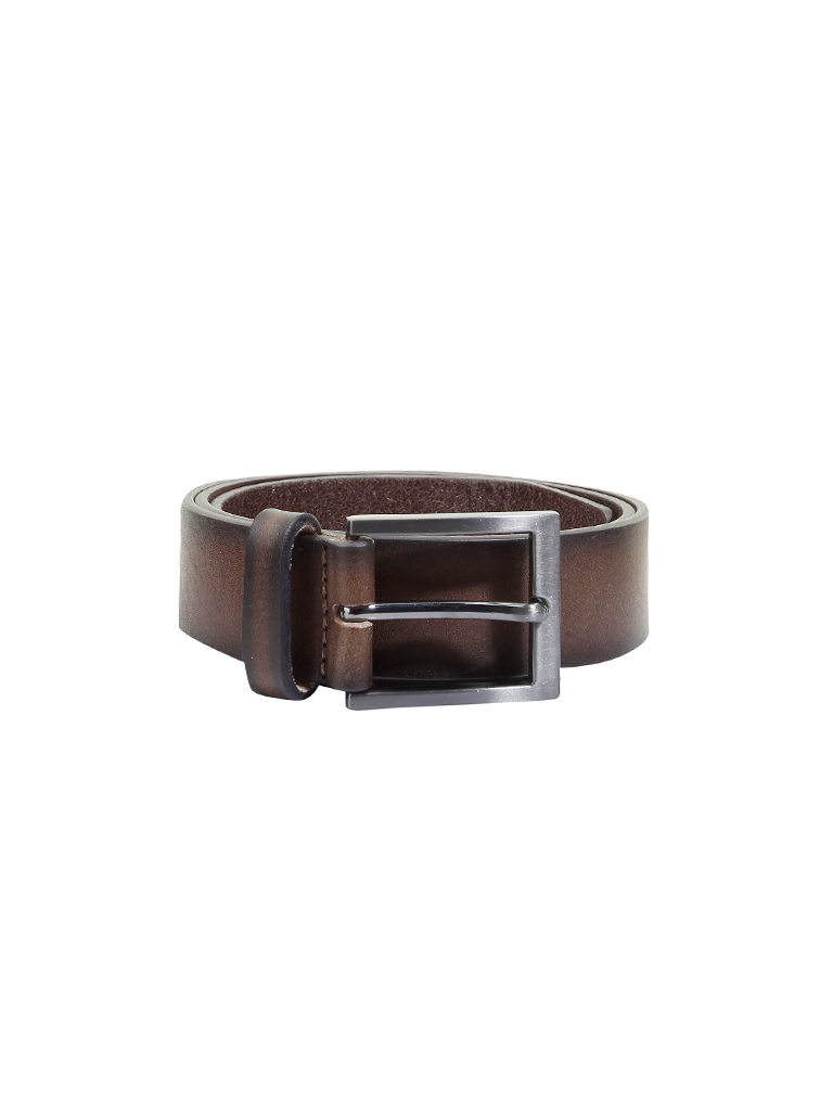 Cintura in pelle marrone 95