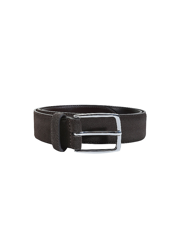 Cintura in pelle marrone 100