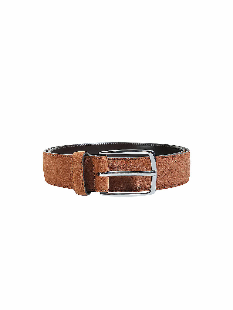 Cintura in pelle marrone 110