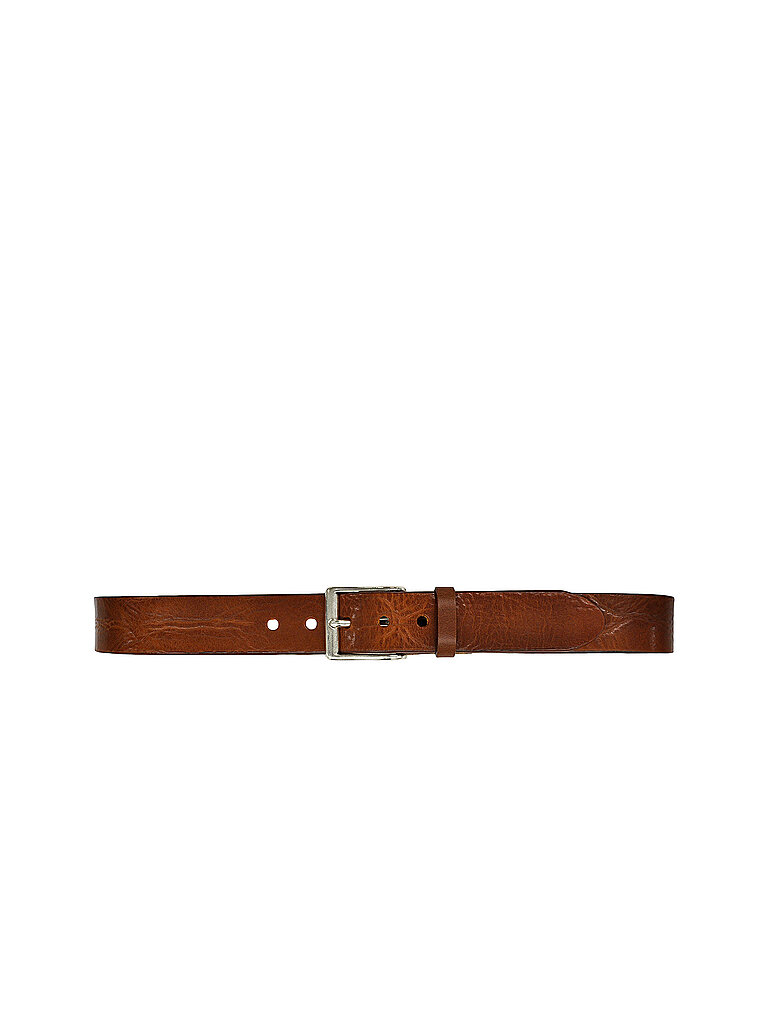 Cintura in pelle marrone 105