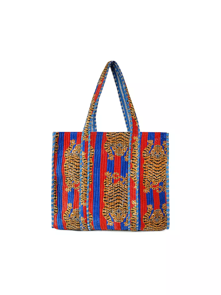 CONSCIOUS YOGA COLLECTIVE | Tasche - Shopper TIBETAN TIGER  TOTE | Blu scuro