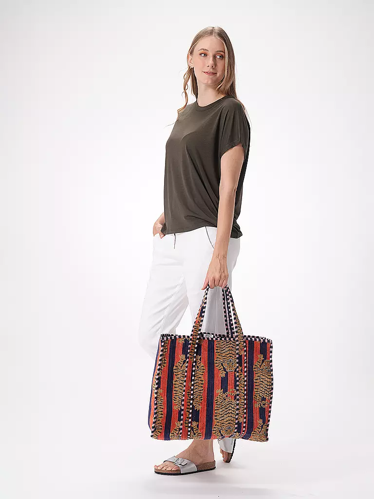 CONSCIOUS YOGA COLLECTIVE | Tasche - Shopper TIBETAN TIGER  TOTE | Blu scuro