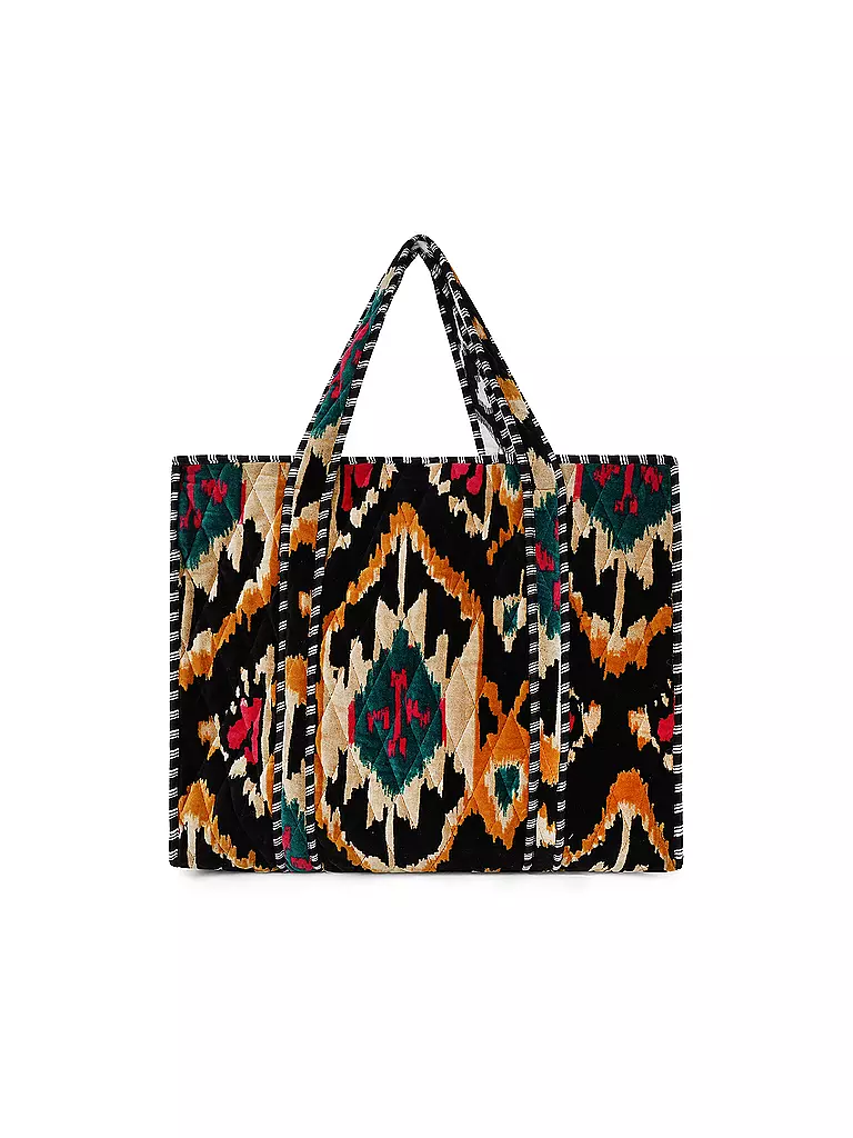 CONSCIOUS YOGA COLLECTIVE | Tasche - Shopper VELVET IKAT SHOPPER | Nero
