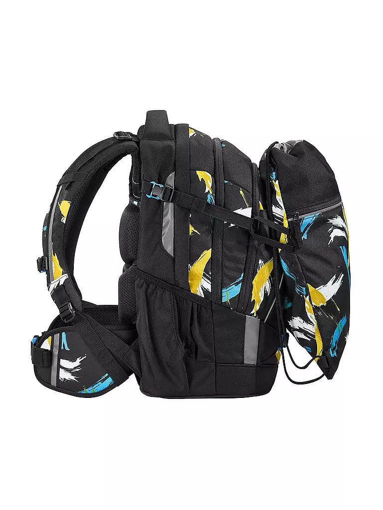 COOCAZOO | Sacca da ginnastica Crazy Artnigh | Nero