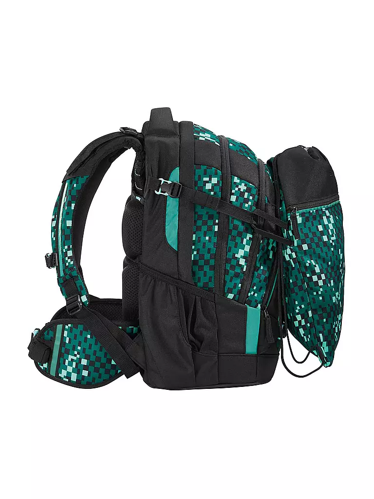 COOCAZOO | Sacca da ginnastica Pixel Blox | Nero