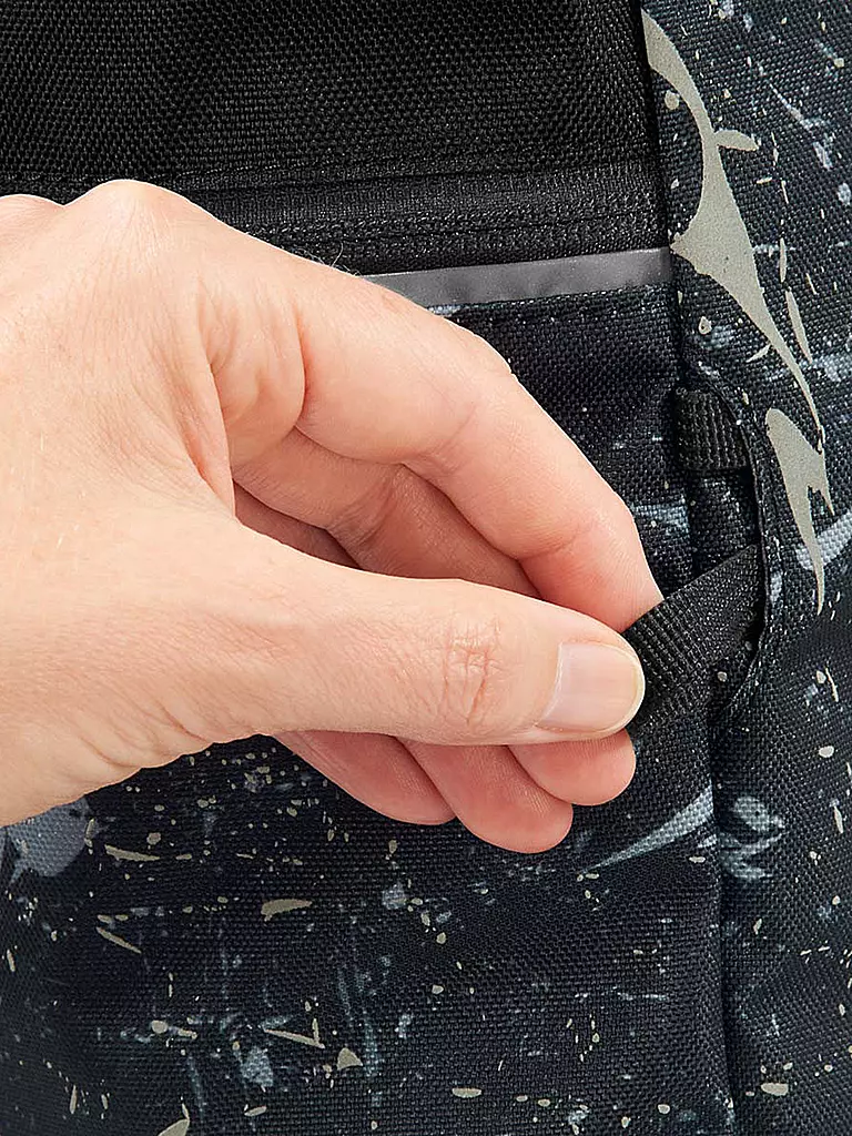 COOCAZOO | Sacca da ginnastica REFLECTIVE SPLASH | Nero