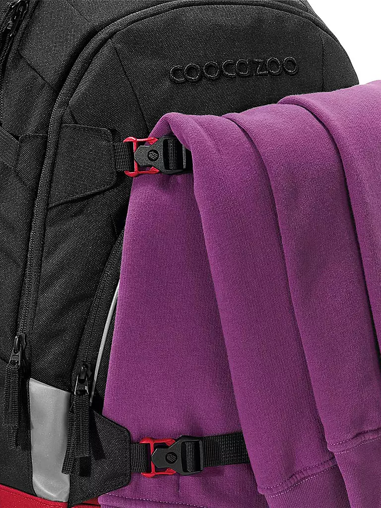 COOCAZOO | Schulrucksack MATE BLAZING FIRE  | Rosso