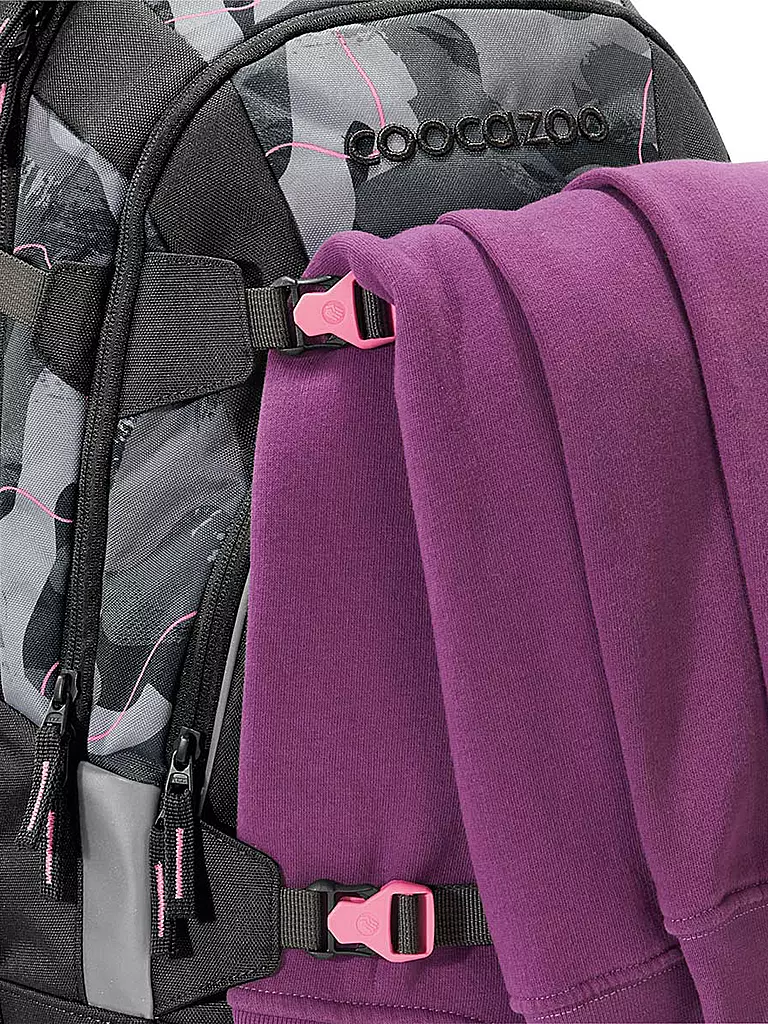 COOCAZOO | Schulrucksack MATE BUBBLE BRUSH | Grigio