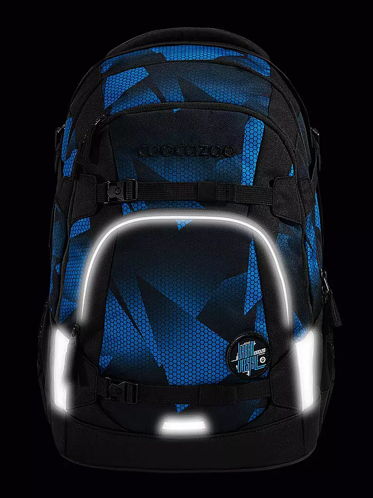 COOCAZOO | Schulrucksack MATE ELECTRIC ICE | Blu scuro
