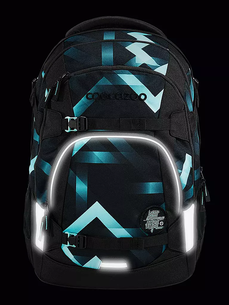 COOCAZOO | Schulrucksack MATE LASER LIGHTS | Nero