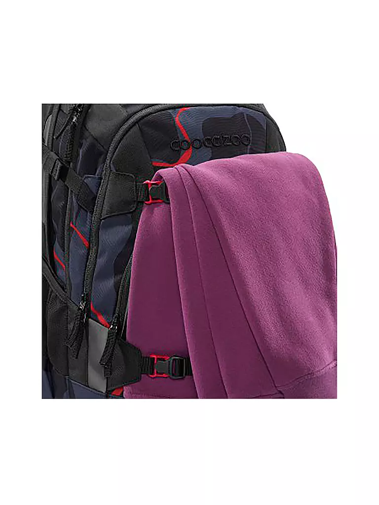 COOCAZOO | Schulrucksack MATE Lava Lines | Nero