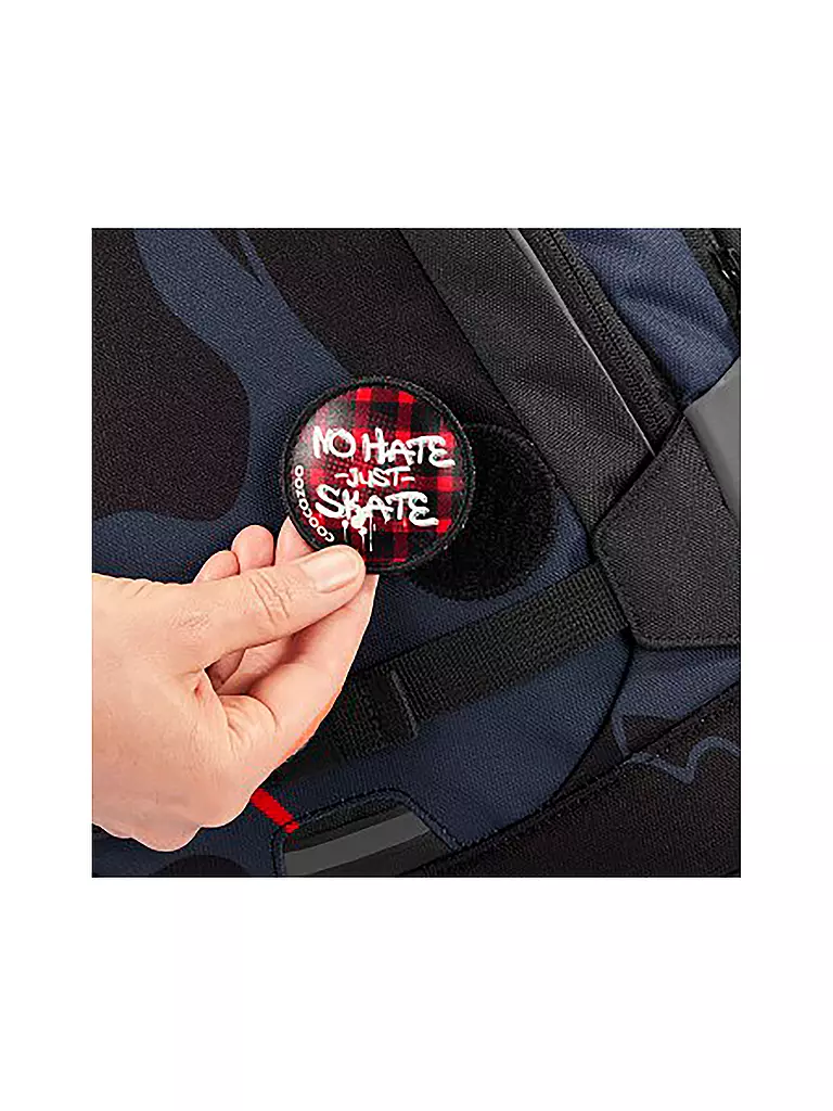 COOCAZOO | Schulrucksack MATE Lava Lines | Nero