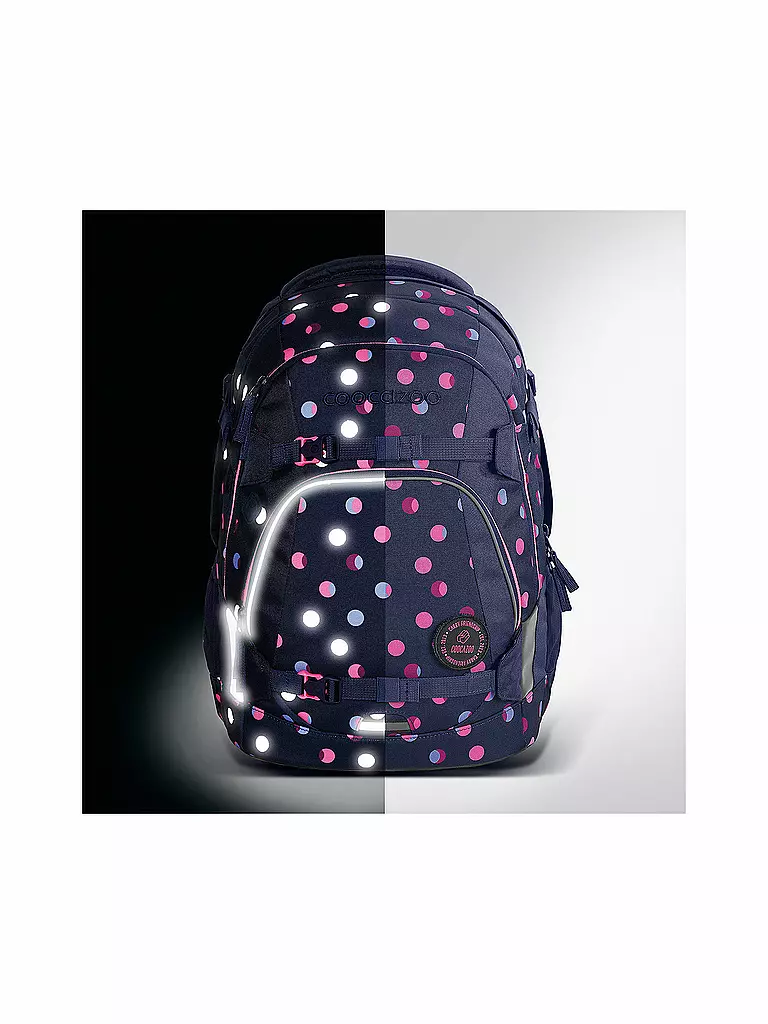 COOCAZOO | Schulrucksack MATE Reflective Moons | Blu scuro