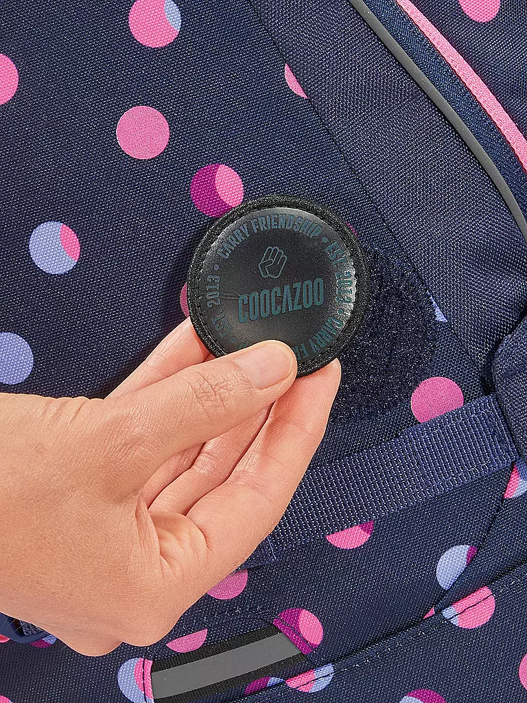 COOCAZOO | Schulrucksack MATE Reflective Moons | Blu scuro