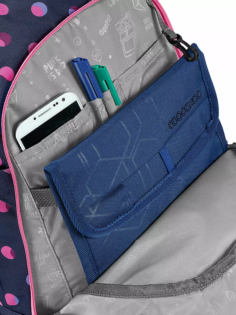 COOCAZOO | Schulrucksack MATE Reflective Moons | Blu scuro