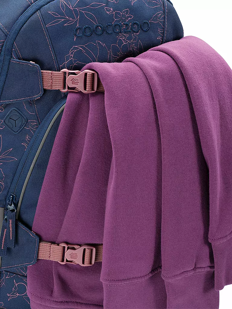 COOCAZOO | Schulrucksack MATE Sweet Rose | Blu scuro