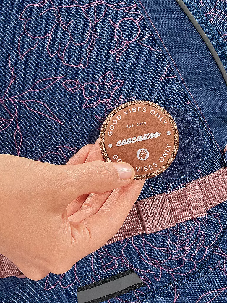 COOCAZOO | Schulrucksack MATE Sweet Rose | Blu scuro