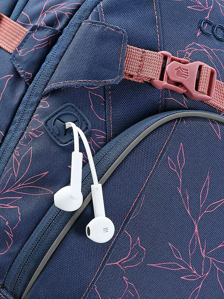 COOCAZOO | Schulrucksack MATE Sweet Rose | Blu scuro