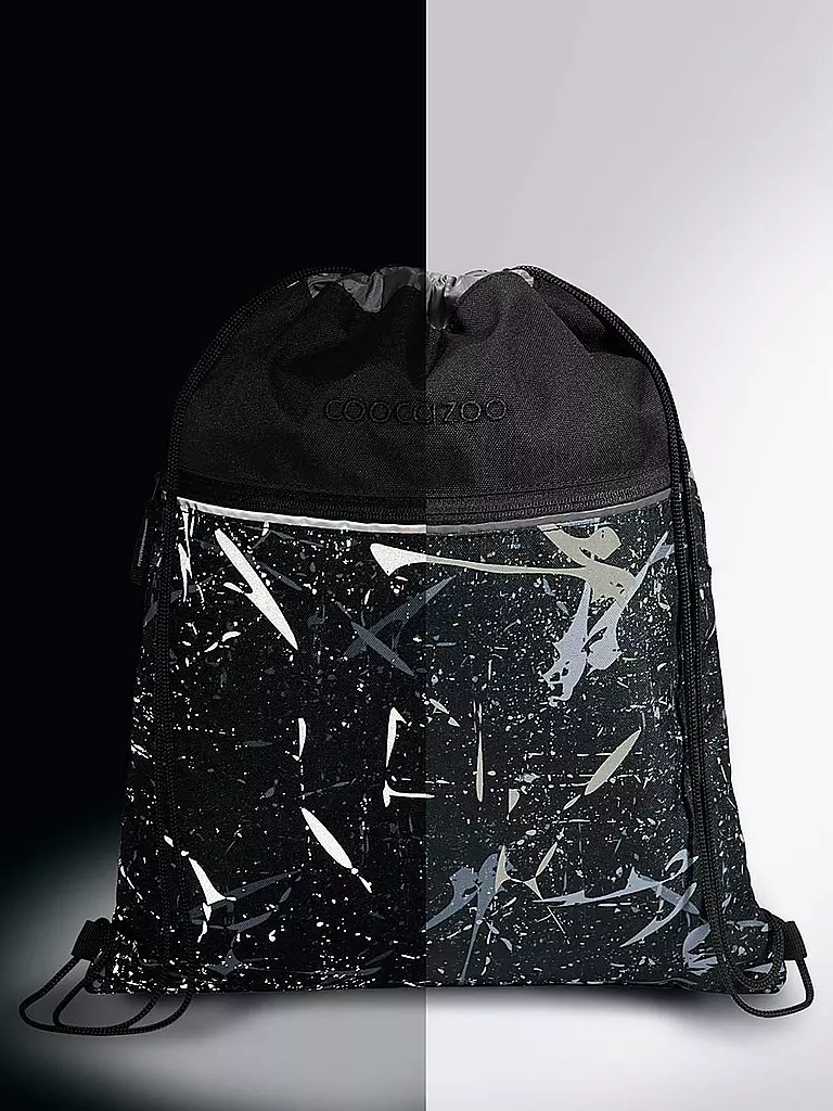 COOCAZOO | Turnbeutel REFLECTIVE SPLASH | Nero