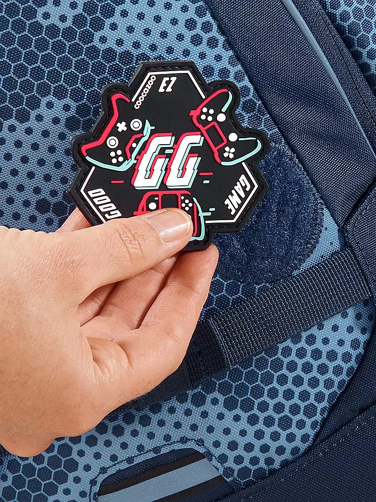 COOCAZOO | Zaino da scuola MATE GEOMETRIC SKY | Blu scuro