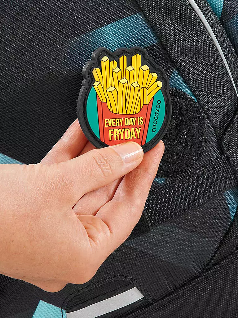 COOCAZOO | Zaino da scuola MATE LASER LIGHTS | Nero