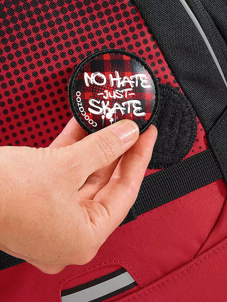 COOCAZOO | Zaino MATE BLAZING FIRE | Rosso