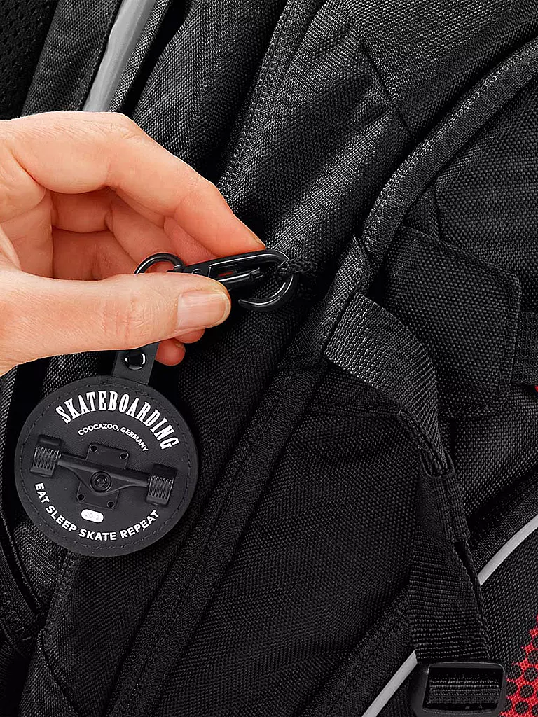 COOCAZOO | Zaino MATE BLAZING FIRE | Rosso