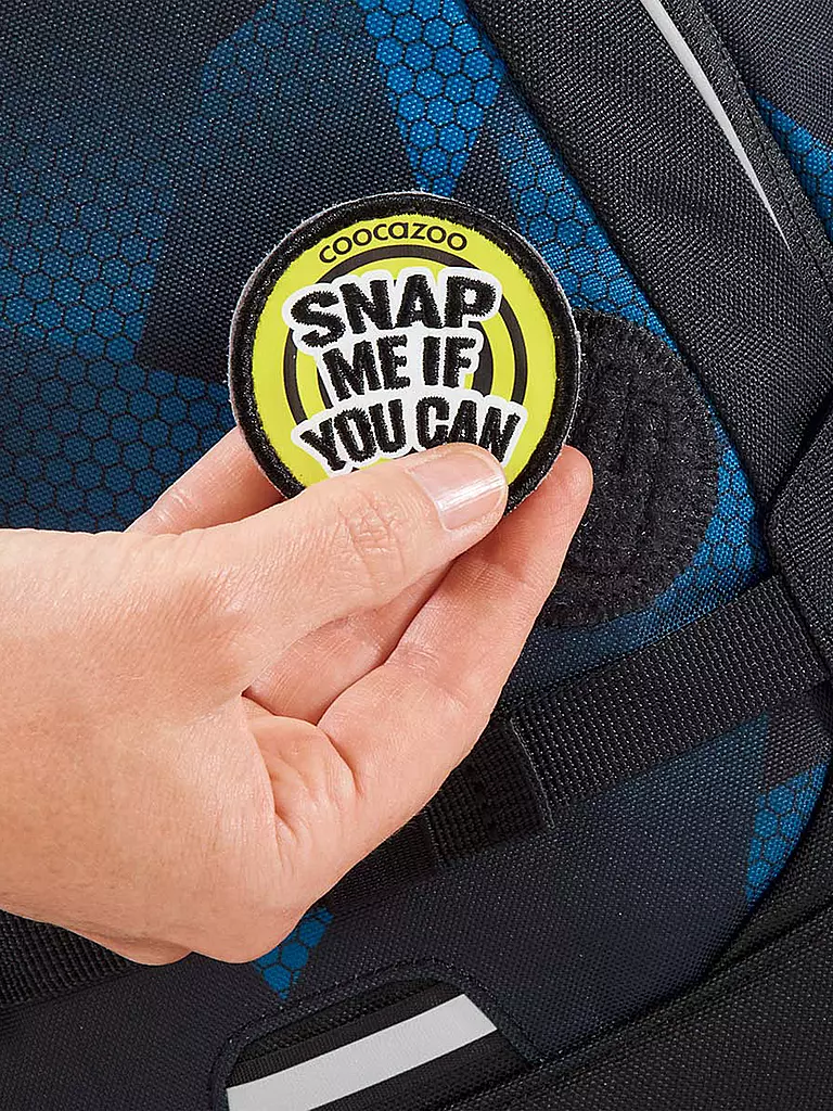 COOCAZOO | Zaino per la scuola MATE ELECTRIC ICE | Blu scuro