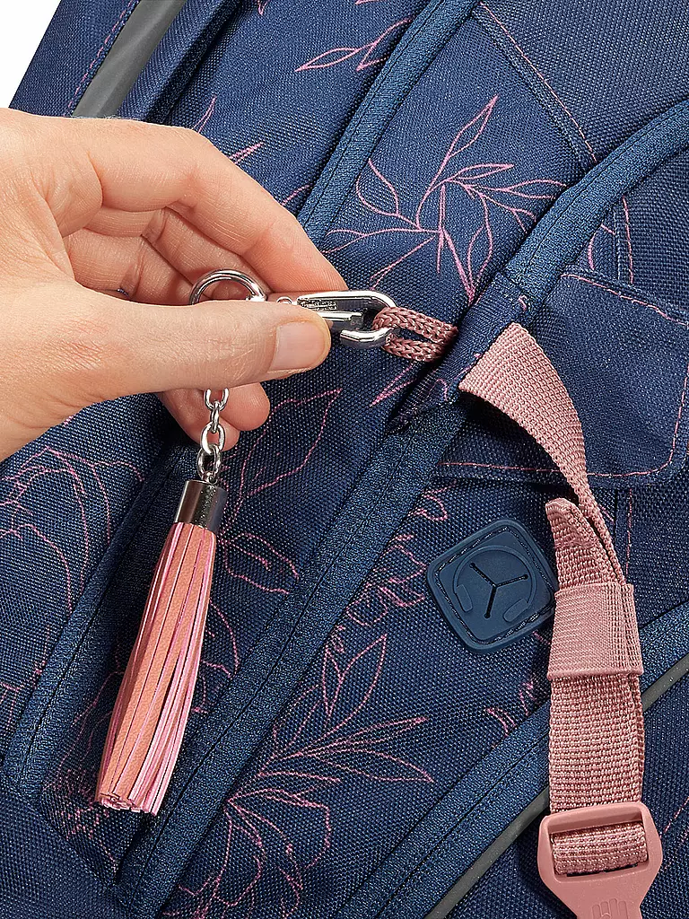 COOCAZOO | Zaino per la scuola MATE Sweet Rose | Blu scuro