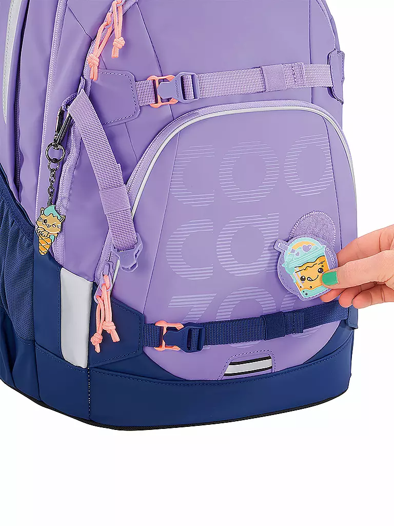 COOCAZOO | Zaino per la scuola MATE Trap Frosty Lilac | Lilla
