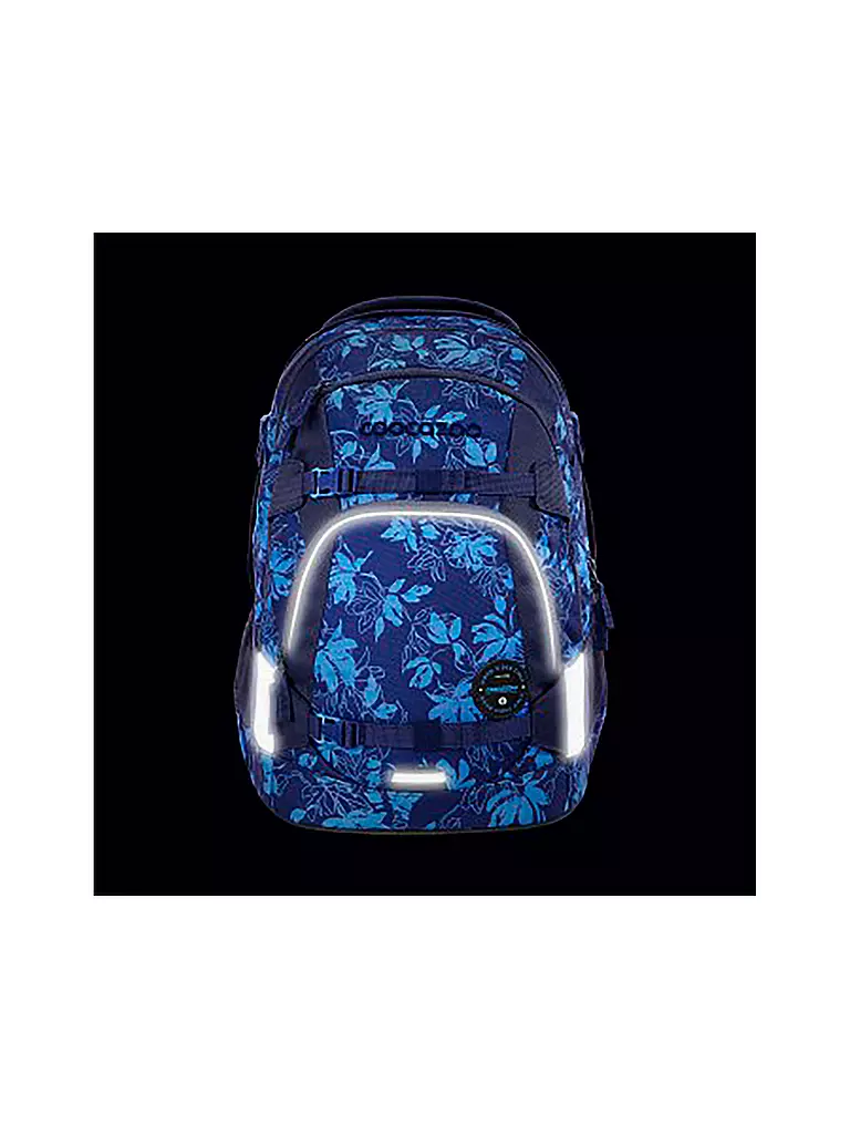 COOCAZOO | Zaino per la scuola MATE Tropical Night | Blu