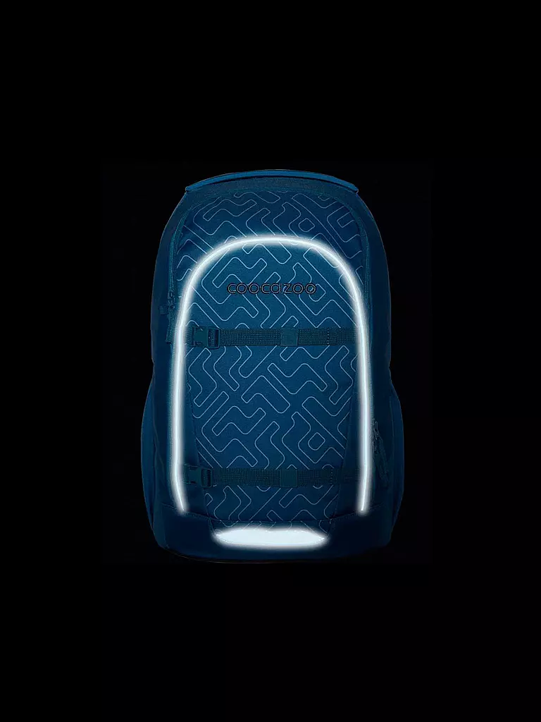 COOCAZOO | Zaino scolastico EVERY Blue Maze | Blu
