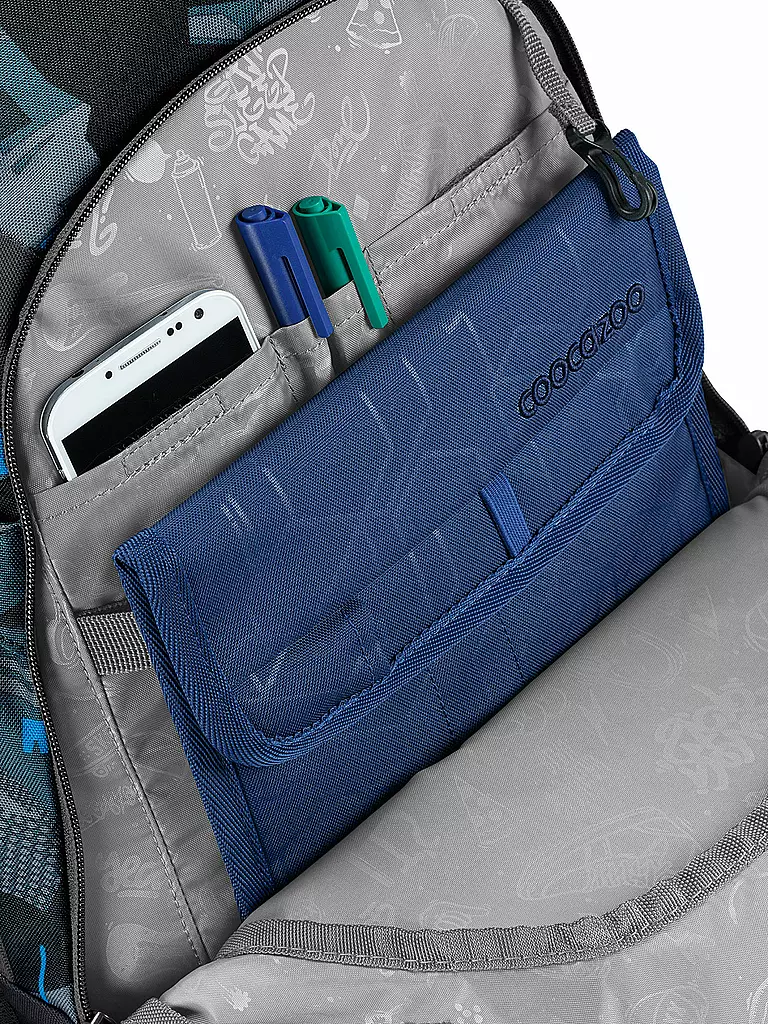 COOCAZOO | Zaino scolastico MATE Blue Craft | Blu scuro