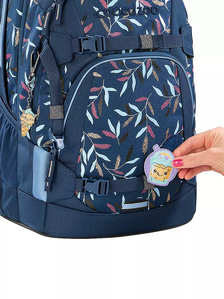 COOCAZOO | Zaino scolastico MATE Boho Glam | Blu scuro