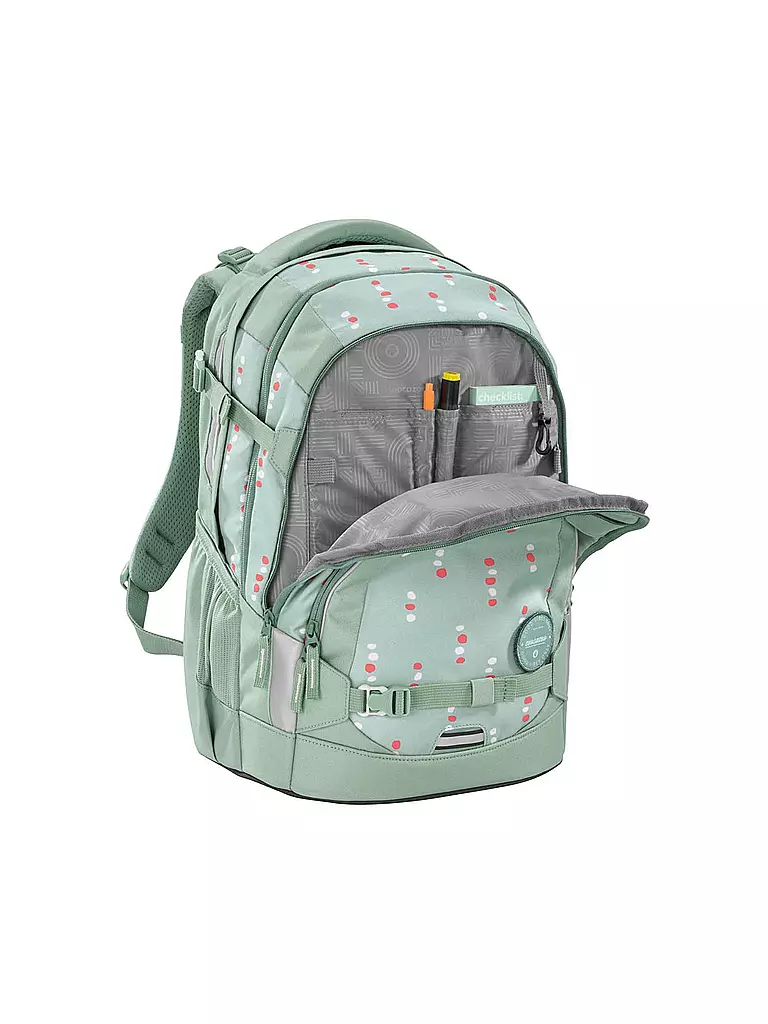 COOCAZOO | Zaino scolastico MATE Dancing Dots | Menta