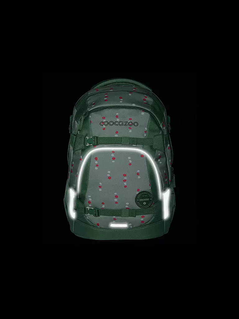COOCAZOO | Zaino scolastico MATE Dancing Dots | Menta