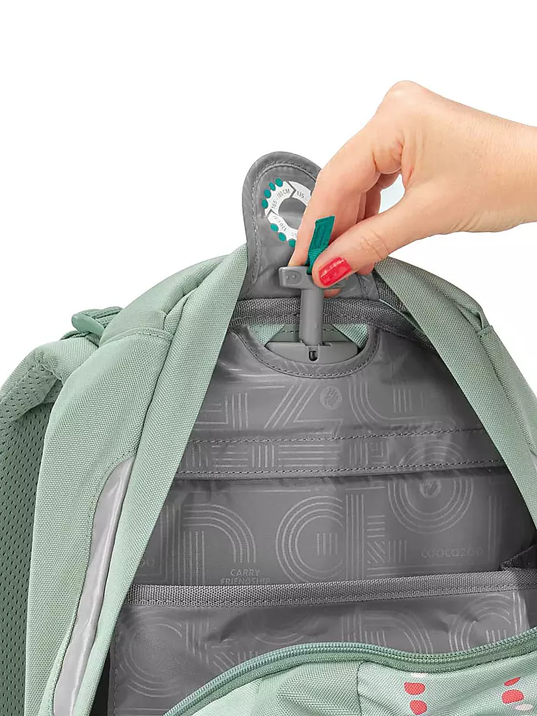 COOCAZOO | Zaino scolastico MATE Dancing Dots | Menta