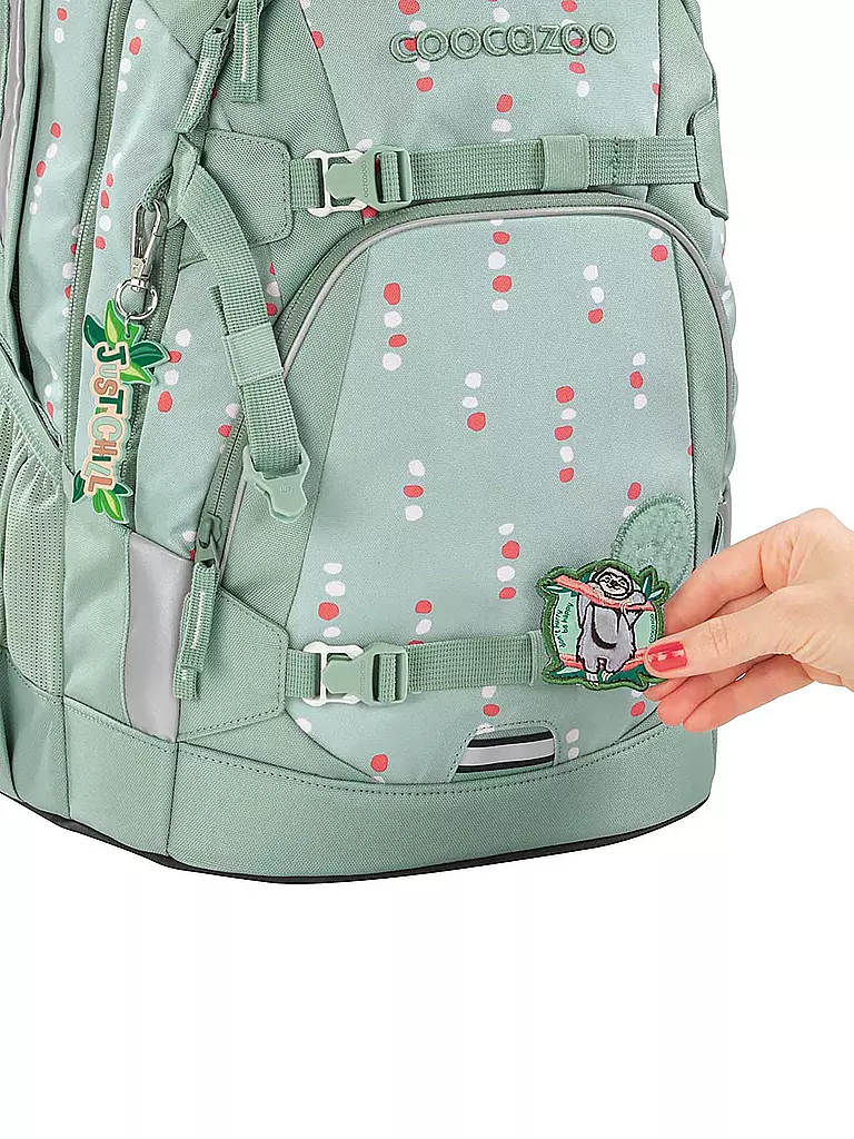 COOCAZOO | Zaino scolastico MATE Dancing Dots | Menta