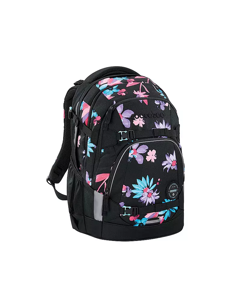 COOCAZOO | Zaino scolastico MATE Floral Artnight | Nero