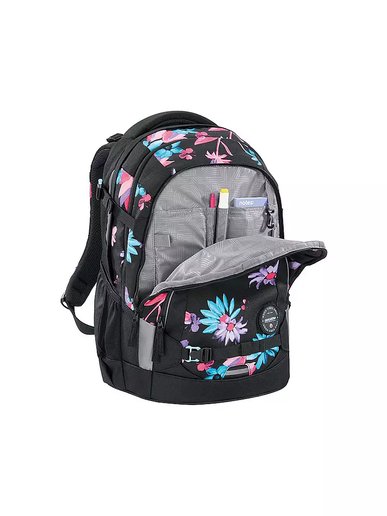 COOCAZOO | Zaino scolastico MATE Floral Artnight | Nero