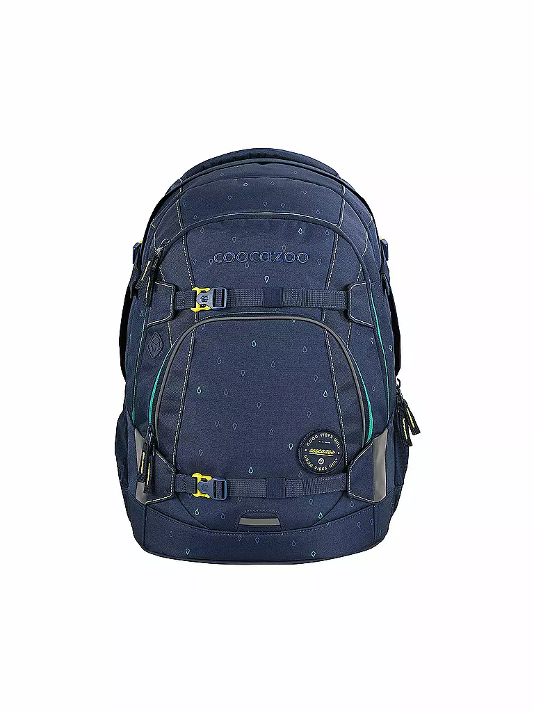 COOCAZOO | Zaino scolastico MATE Happy Raindrops | Blu scuro