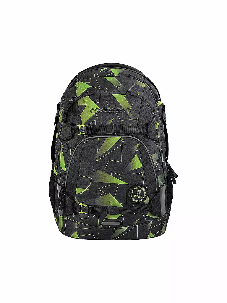 COOCAZOO | Zaino scolastico MATE Lime Flash | Nero