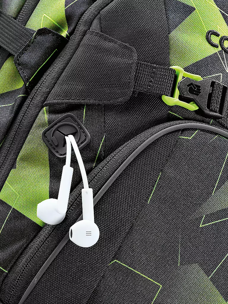 COOCAZOO | Zaino scolastico MATE Lime Flash | Nero