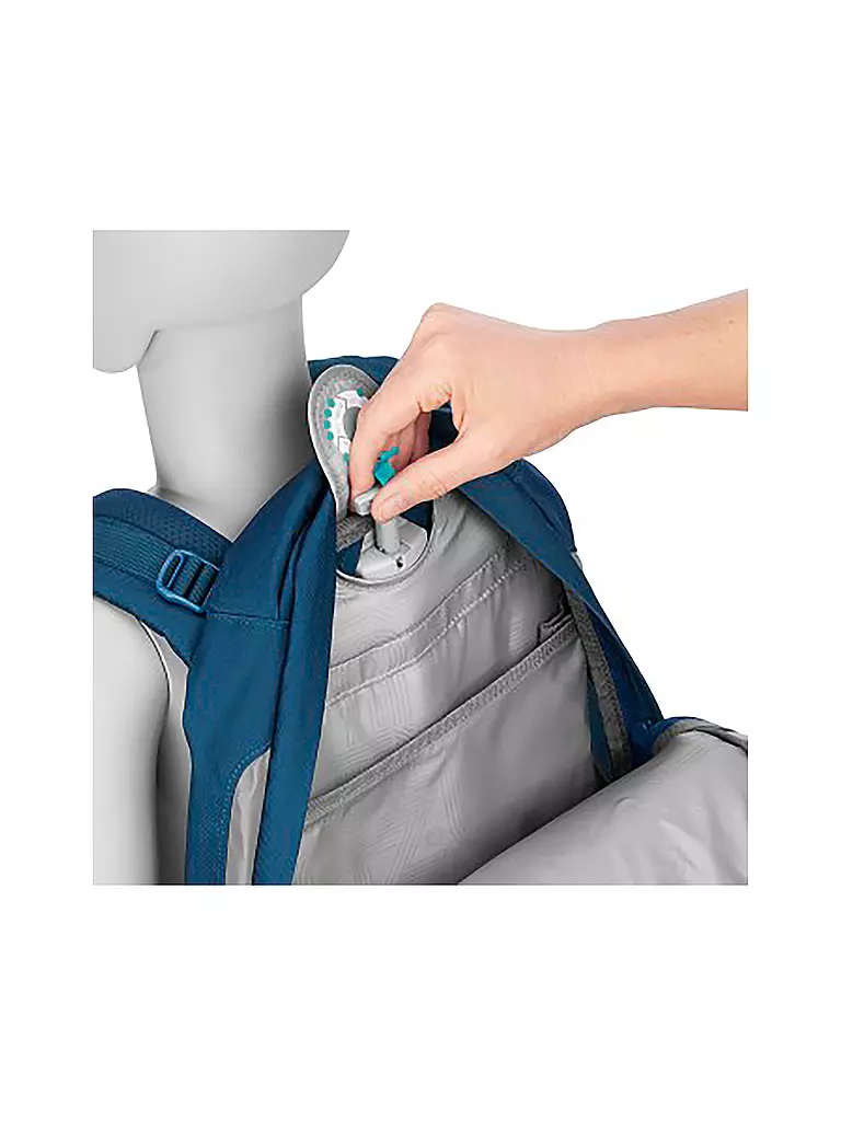 COOCAZOO | Zaino scolastico MATE Lime Stripe | Blu