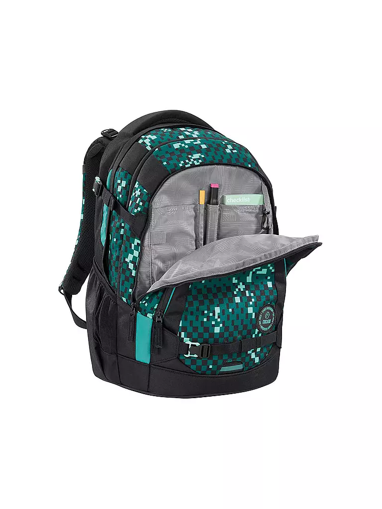 COOCAZOO | Zaino scolastico MATE Pixel Box | Nero