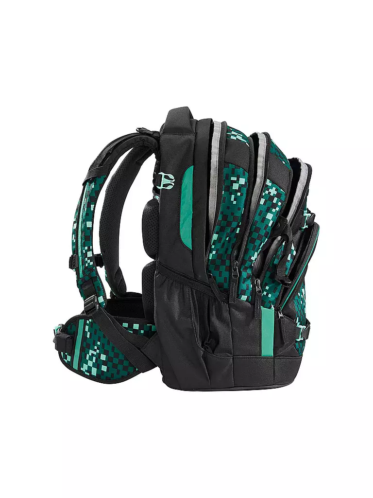 COOCAZOO | Zaino scolastico MATE Pixel Box | Nero